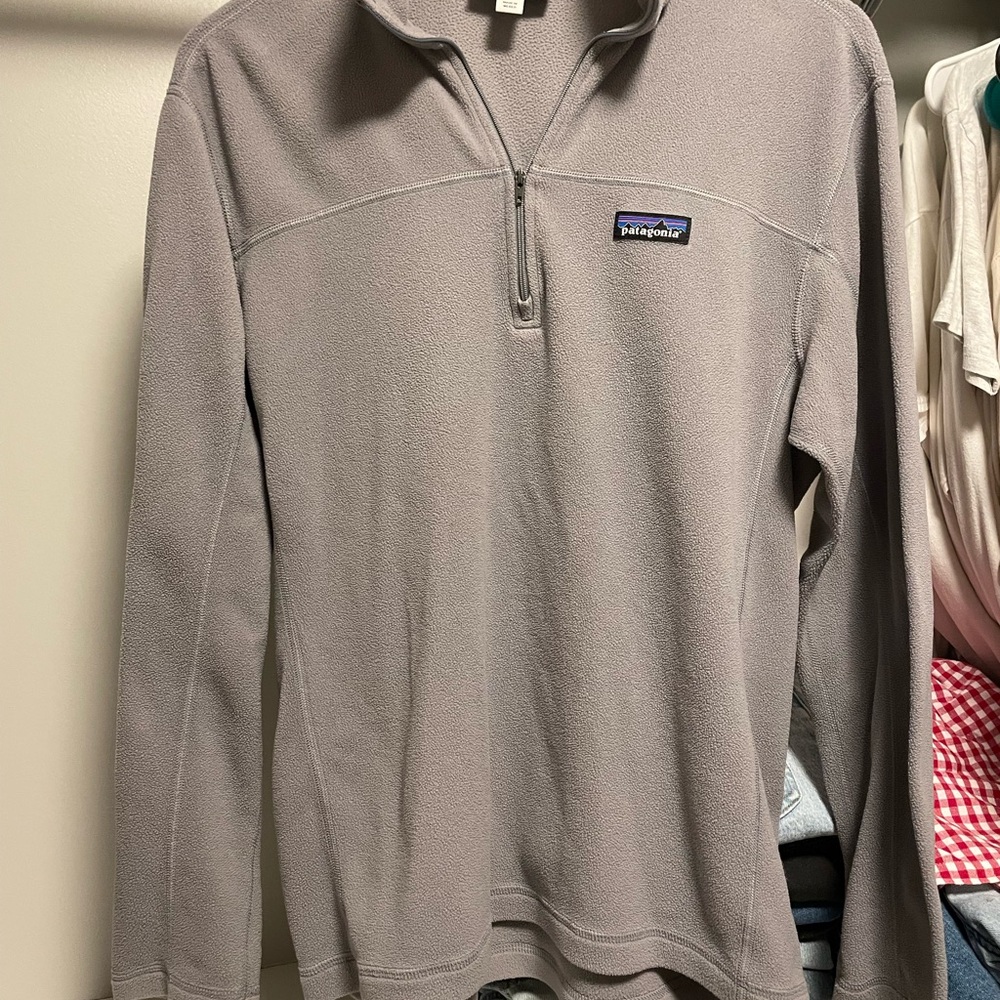 Patagonia Men's Zip-Up Sweater in Gray